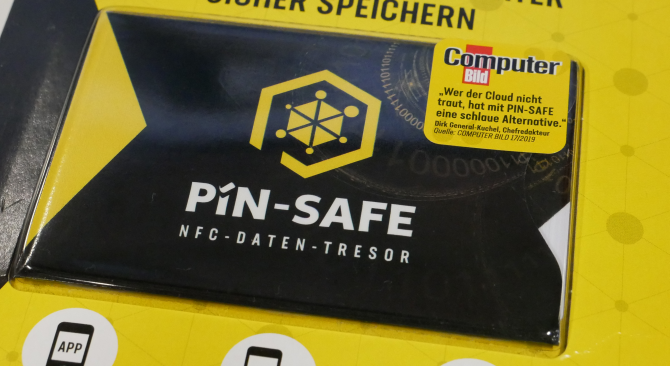 PIN-SAFE: Store Passwords on a Chipcard and Access Via NFC