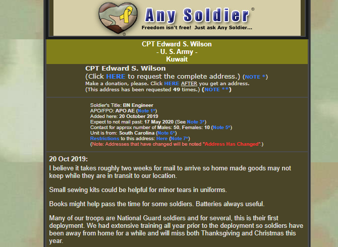8 Websites Where You Can Write to Soldiers
