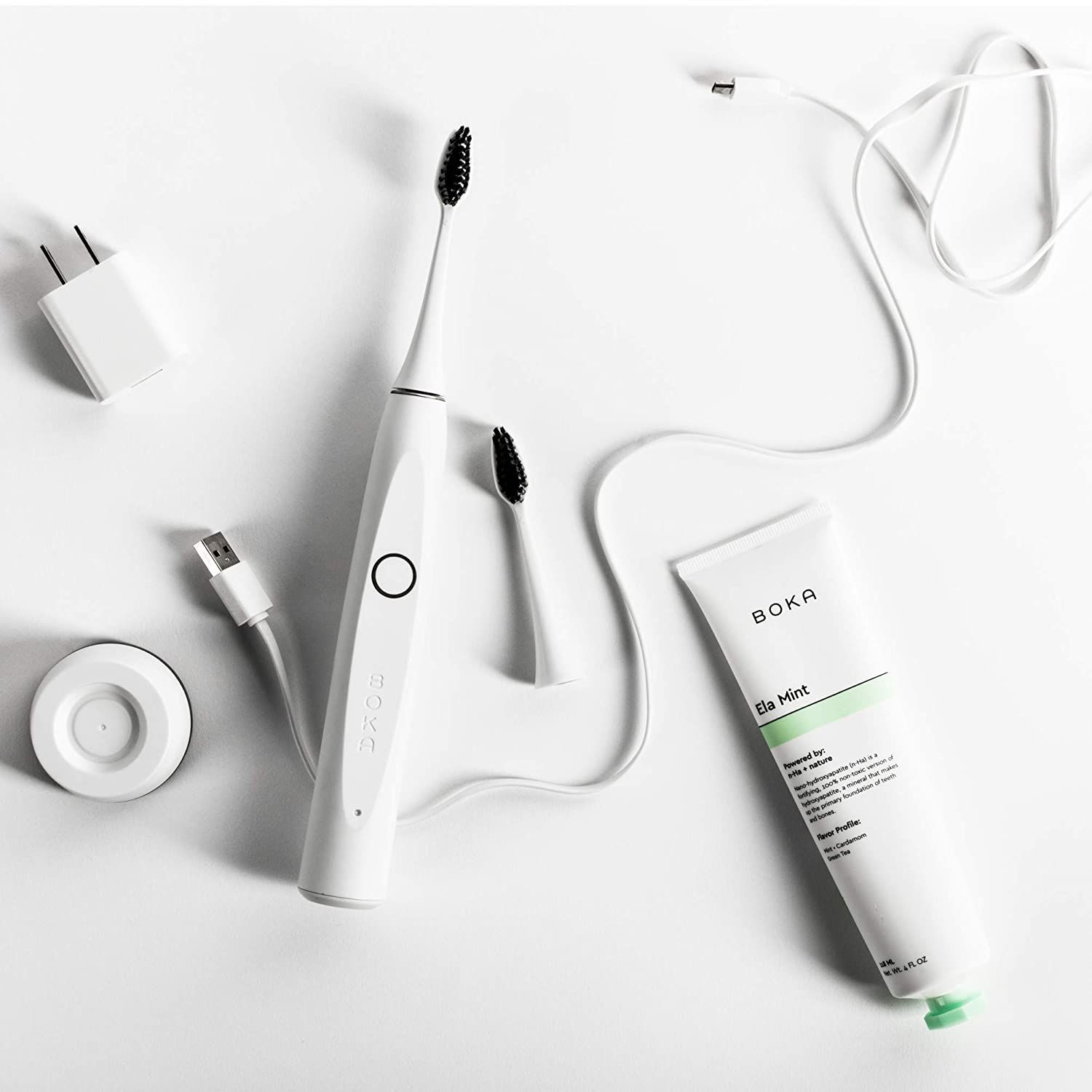 Boka Electric Toothbrush box contents