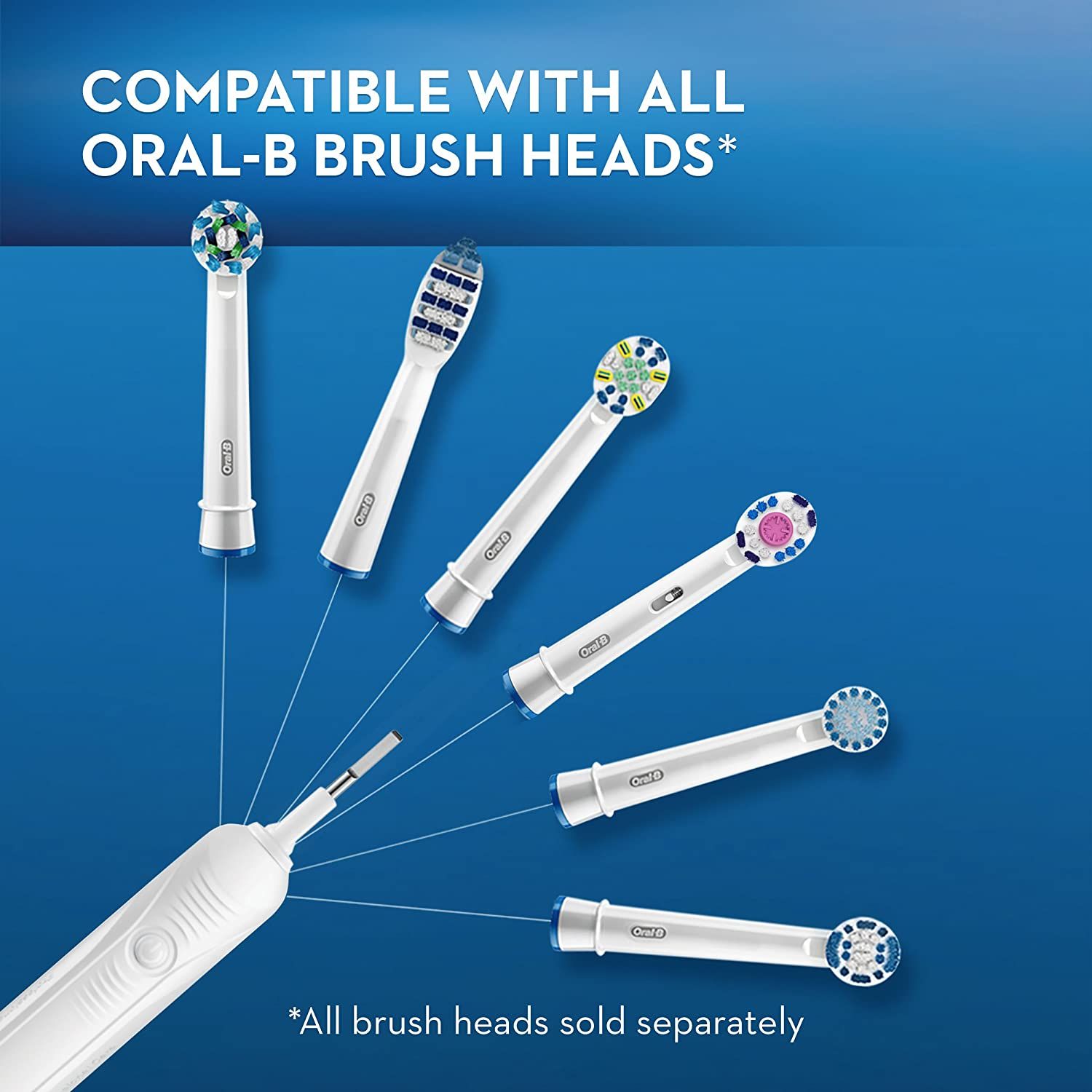 Oral-B White Pro 1000 brush head options