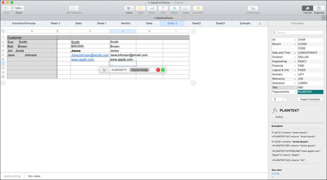 How to Use Formulas and Functions in Numbers on Mac