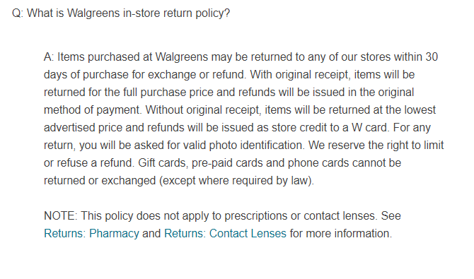 Walgreens Return Policy Explained: Refunds And Exchanges