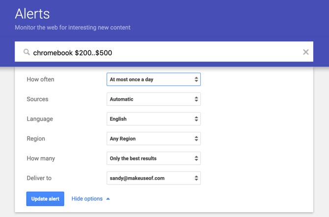 How to Set Up Google Alerts for News, Shopping, and Entertainment
