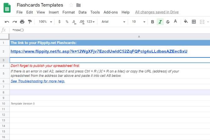How to Make Digital Flashcards With Google Docs Spreadsheets