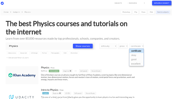 Search Course 5 Sites to Search and Find the Best Massive Open Online Course (MOOC ...
