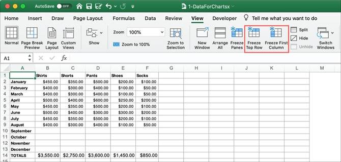 How to Freeze, Unfreeze, and Lock Rows, Columns, and Cells in Microsoft ...