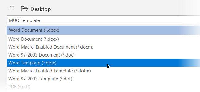 Save Template How to Create a Custom Template in Microsoft Word