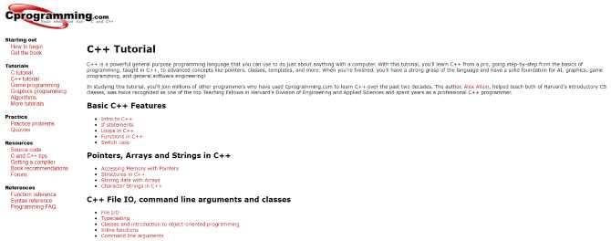 The CProgramming website