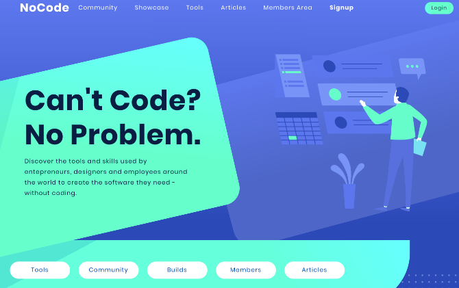 6 Awesome No-Code Resources to Build Apps and Websites Without Programming