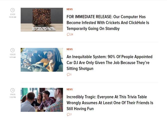 These 15 Enjoyable Funny News Websites Could Save Your Day