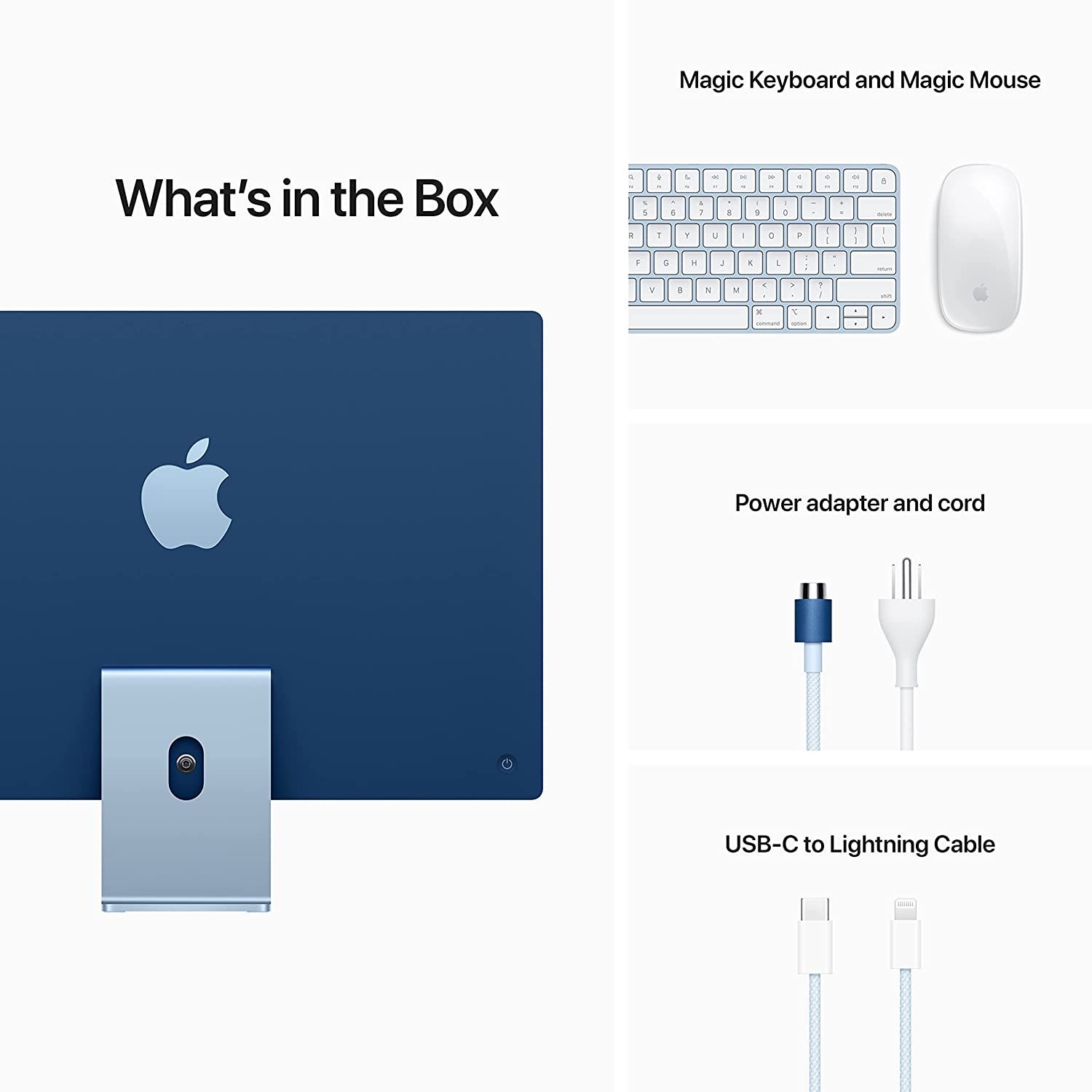 Apple iMac 24-inch (2020) box contents