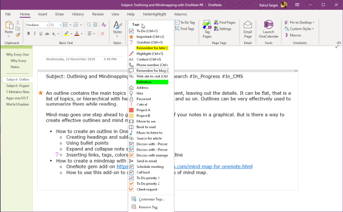 Why Every OneNote User Needs to Start Using Tags Right Now