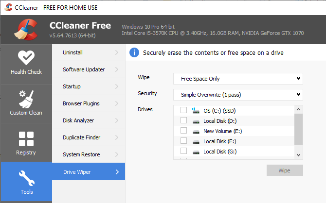 How to Wipe Your Hard Drive While Leaving the OS Intact