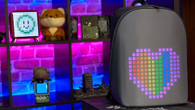 Divoom Pixoo Backpack: Light Up The World (with Pixel Art)