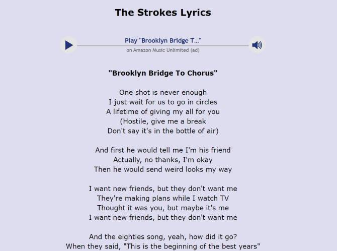 The Top 8 Sites To Find Song Lyrics Online Makeuseof