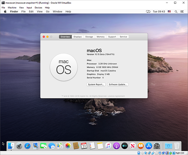 macos catalina virtualbox virtual machine
