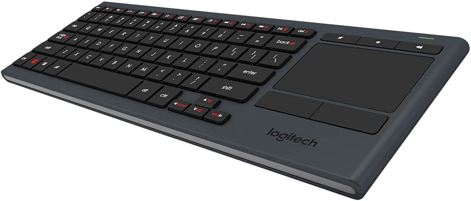 Logitech K830 touchpad