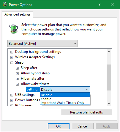 How to Prevent Your Windows Computer From Waking Up Randomly