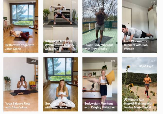 Available Workouts Streams The 10 Best Free Live Workout Classes You Can Take at Home
