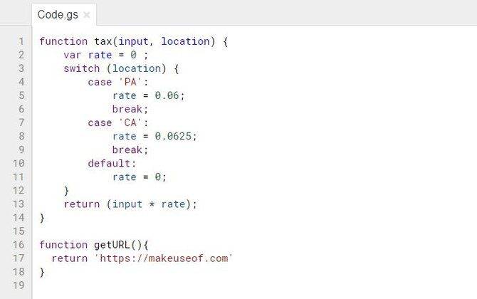 How to Create Custom Functions in Google Sheets
