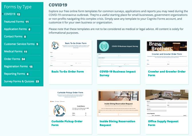 7 Websites and Sources for COVID-19 Templates and Tools