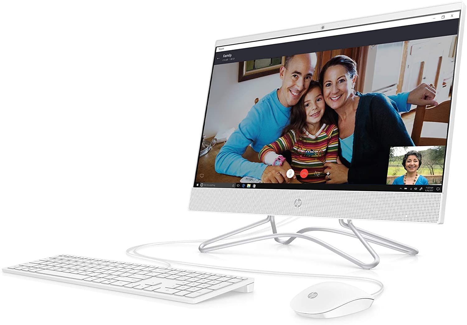 HP All-In-One Computer side