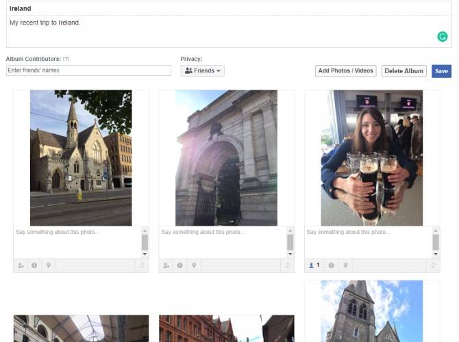 How to Customize, Delete, and Arrange Photos in Facebook Photo Albums
