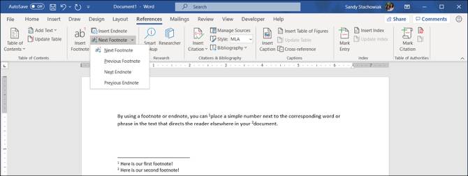 How to Add and Format Footnotes and Endnotes in Microsoft Word