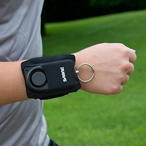 SABRE Personal Alarm for Runners on a wrist