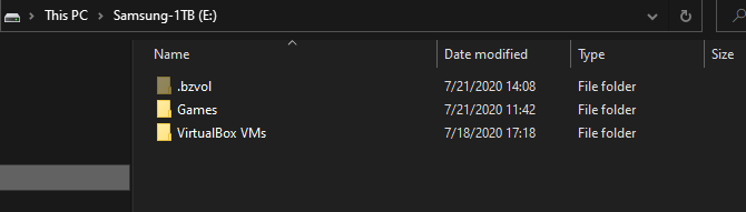 Windows Second Drive Organization