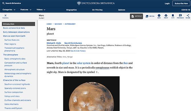 The Best Sites, Apps, and YouTube Channels for Learning About Mars
