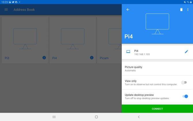How to Use an Android Tablet as a Raspberry Pi Display