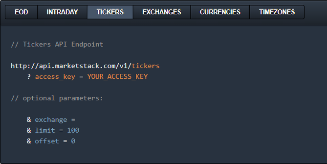 Give Your Visitors Stock Information With Marketstack API