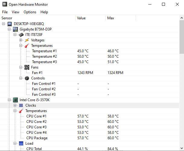 Open hardware monitor русский