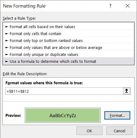 Excel Formatting Rule - Come creare una lista di controllo in Microsoft Excel