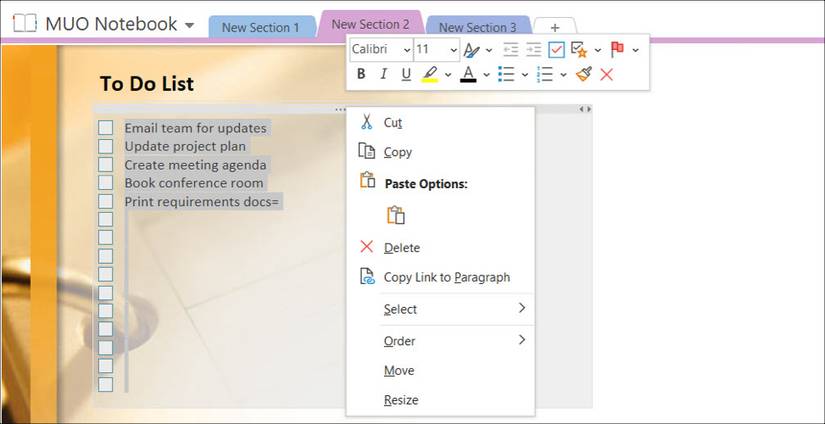 Onenote Sop Layout How to Use OneNote Templates for Project Management