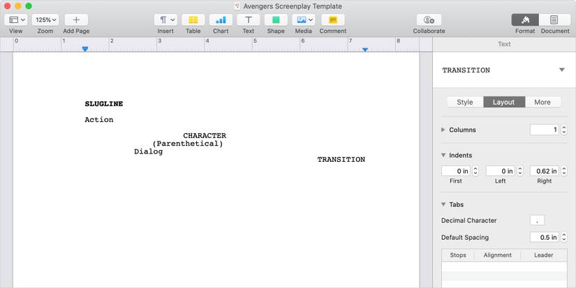 How to Format a Screenplay