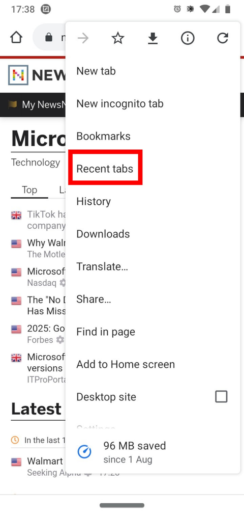 How to Move Browser Tabs Between Smartphone and PC