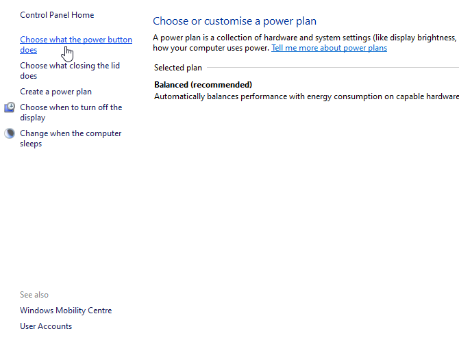How to Turn Off a Laptop Screen in Windows 10 With the Power Button