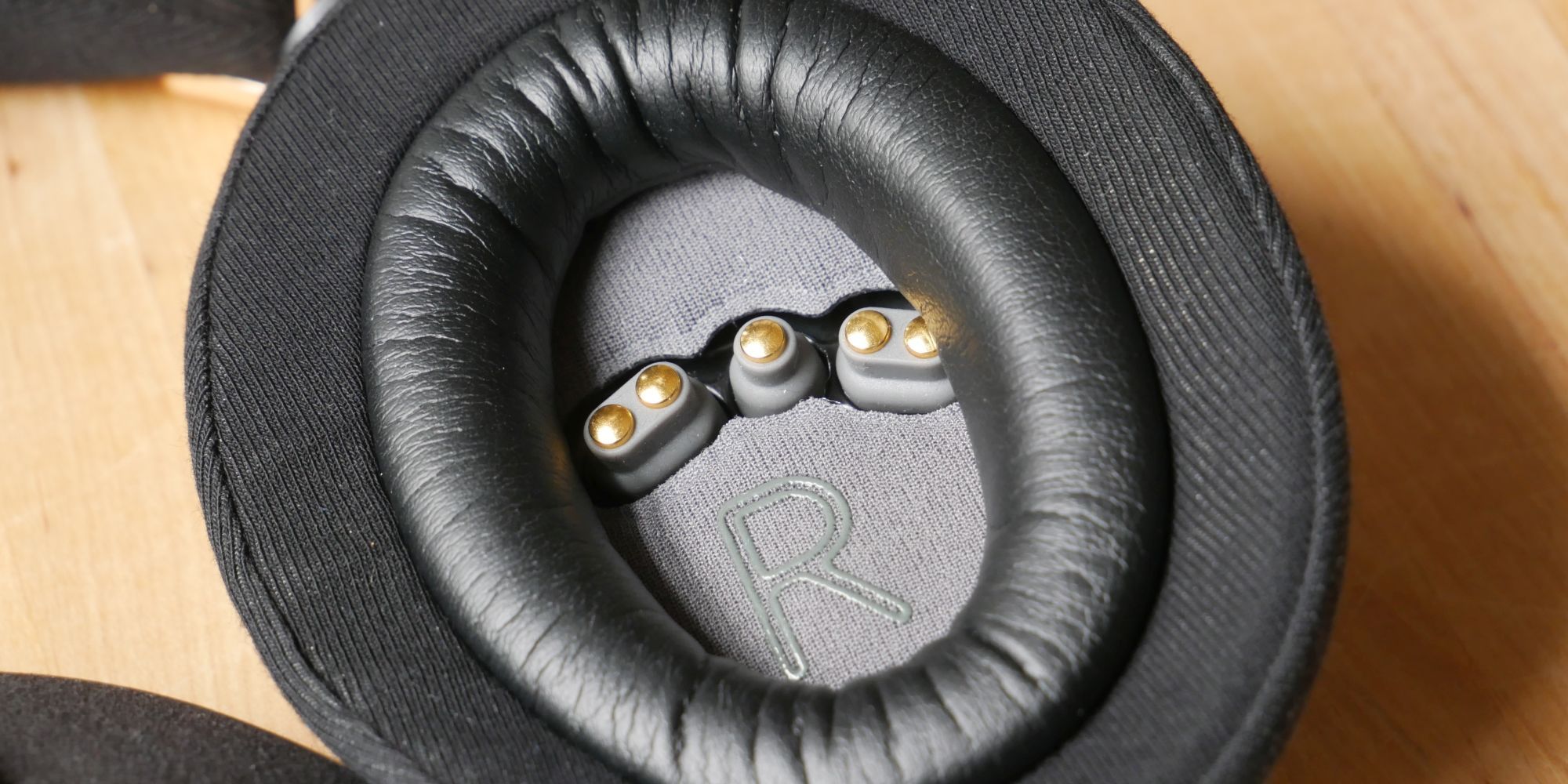 Kokoon Sleep Headphones closeup of the sensors in the ear cup