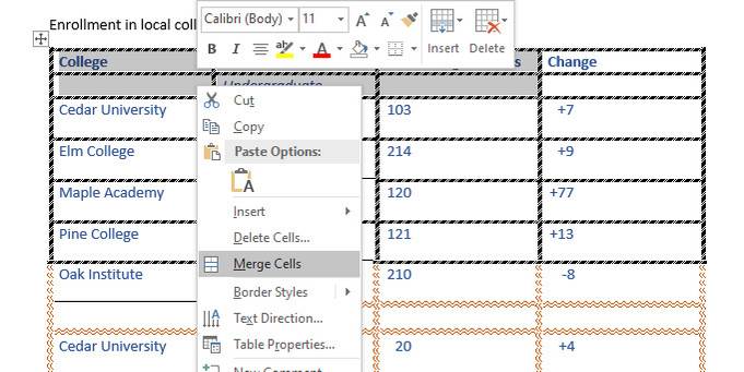 How to Format Table Border Lines in Microsoft Word
