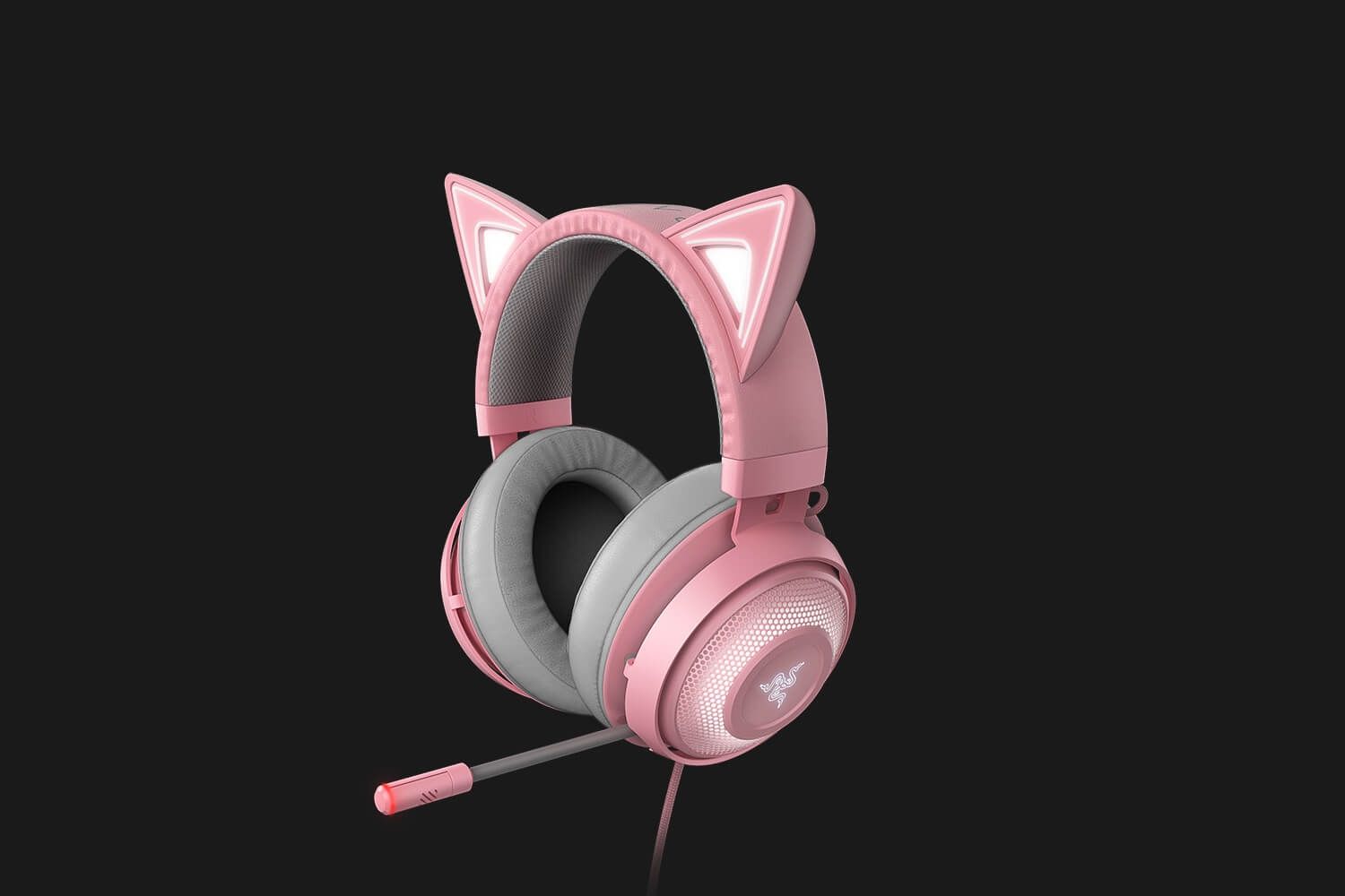 Razer Kraken Kitty side pink