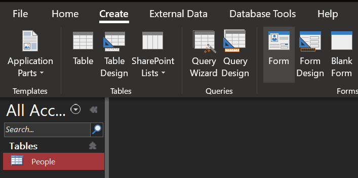 Create Form Query How to Create a Form in Microsoft Access