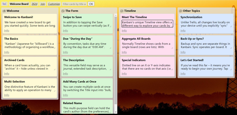 Install Kanbani and Get Total Productivity in Your Pocket