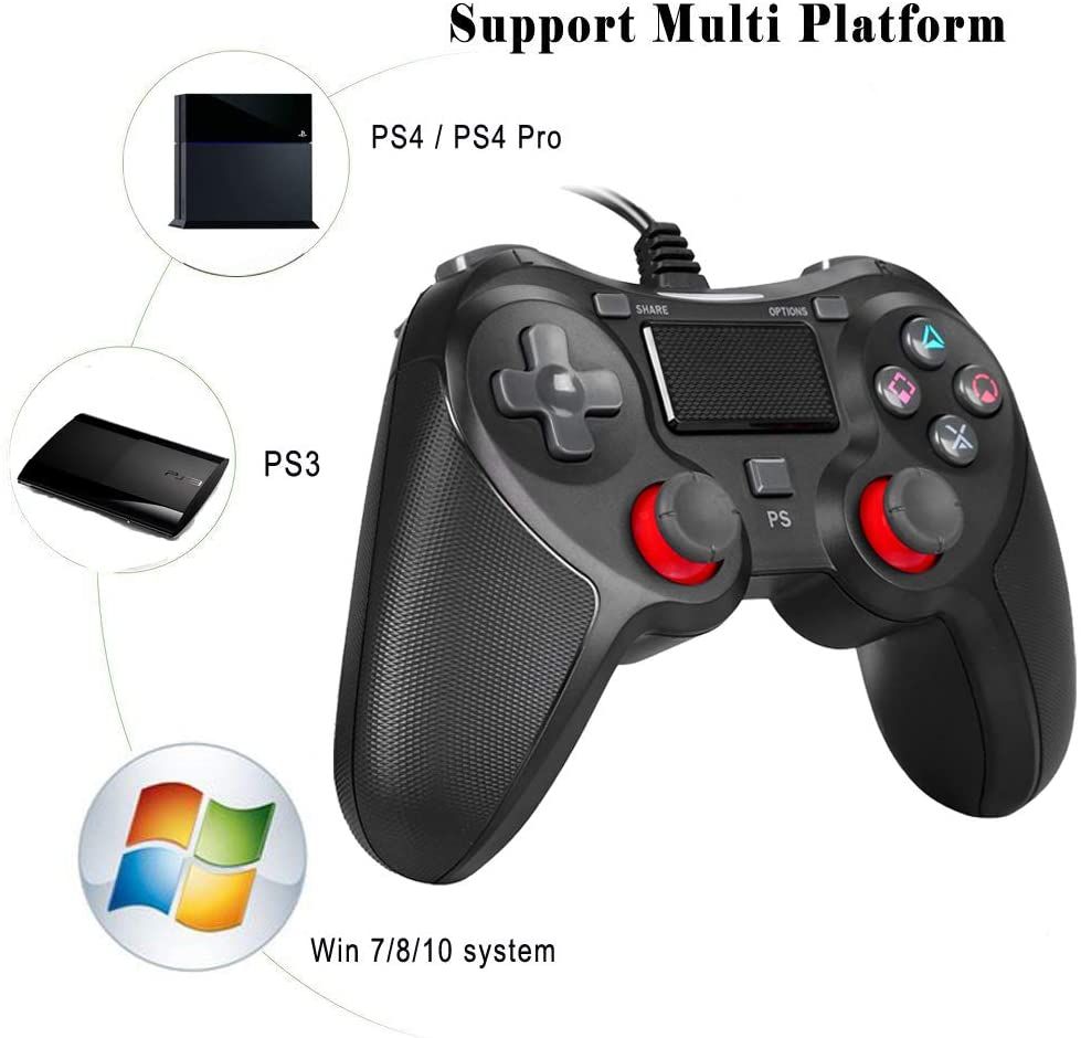 ROTTAY Wired PS4 Controller operating systems