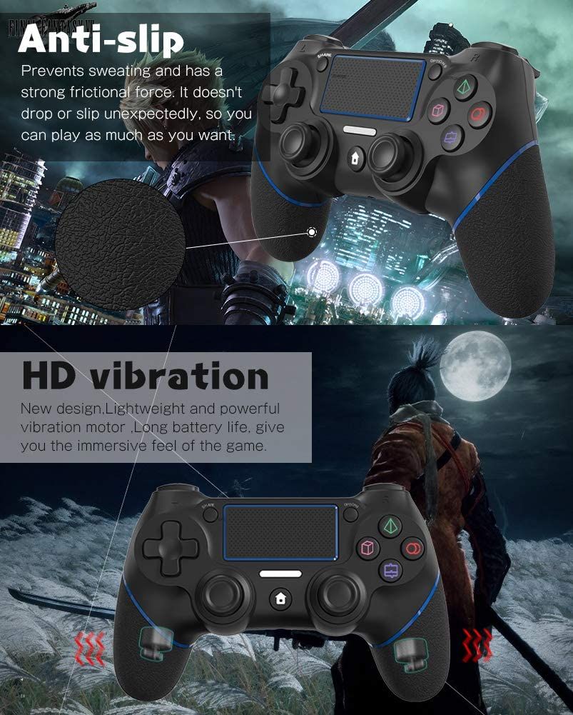 TopACE PS4 Controller grip and vibration
