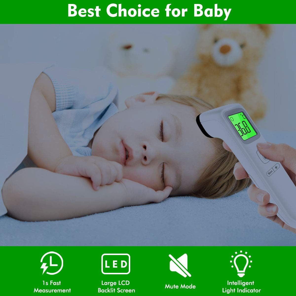MILDSIX Forehead Thermometer baby