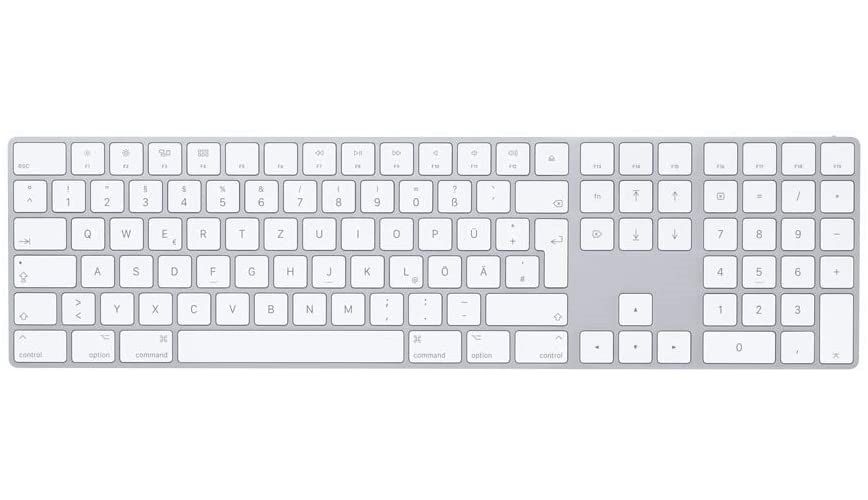 Apple Magic Keyboard layout