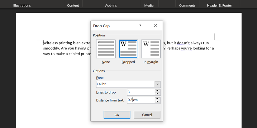 Drop Text Word 5 Ways to Make Your Text More Stylish in Microsoft Word