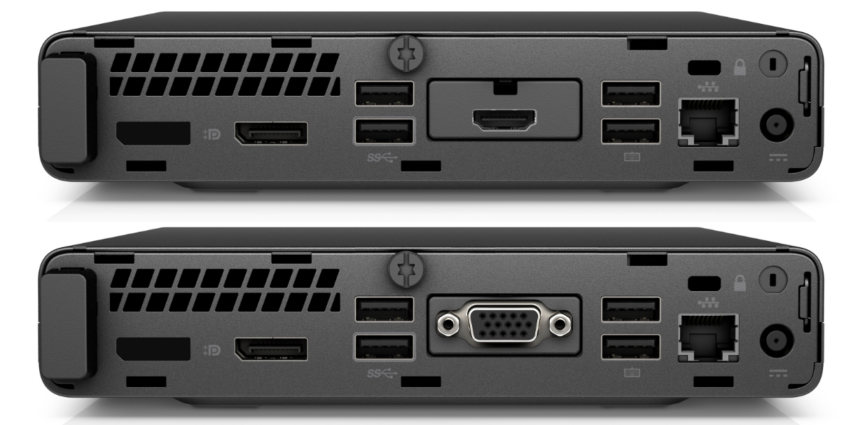 hp prodesk 405 g4 rear configurations